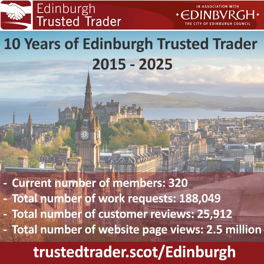 10 years of Edinburgh Trusted Trader