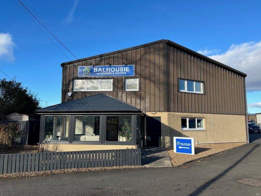 The Balhousie Glazing showroom on Feus Road in Perth, a Trading Standards vetted SCOTSS Approved Trader