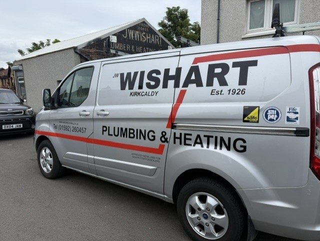 A J W Wishart Plumbing and Heating van in Kirkcaldy, Fife Trusted Trader member