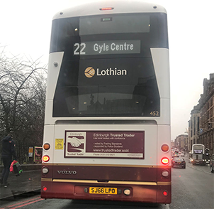 Lothian Bus Banner