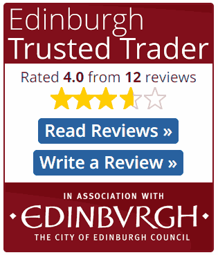 Trusted Trader review widget large but no reviews