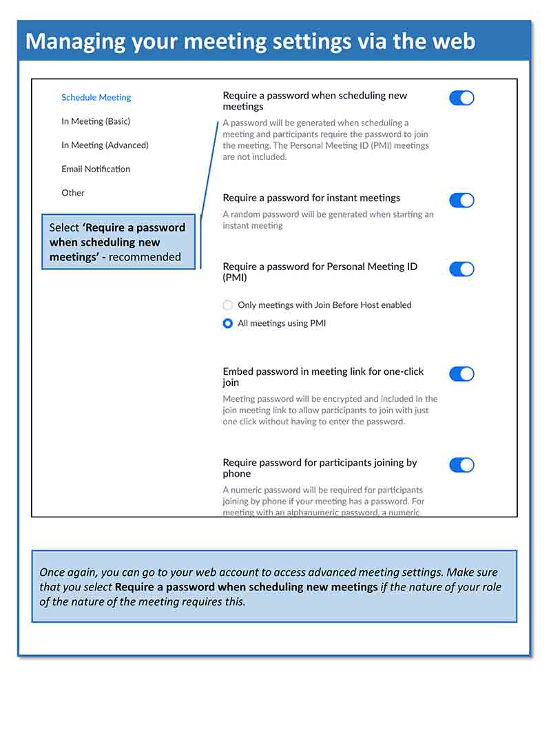 NPCC Advice on securing Zoom