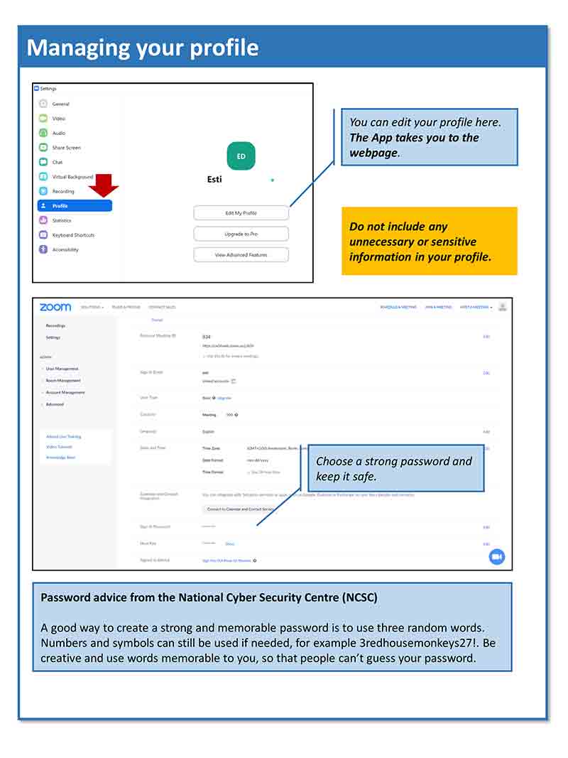 NPCC Advice on securing Zoom