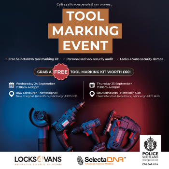Police Scotland - Edinburgh invite for tools & van security