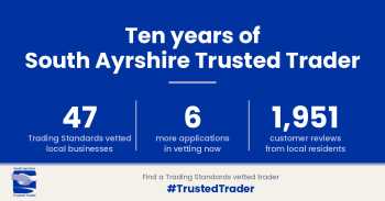 Ten years of South Ayrshire Trusted Trader